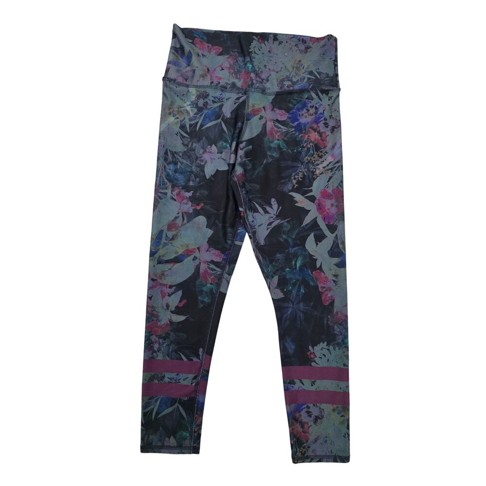 Evolution and Creation High-Rise Floral Activewear Leggings Multicolor Size L